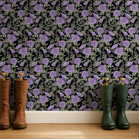 Dark Purple Royal Bloom Wallpaper