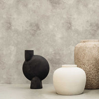 Dark Neutral Venetian Plaster Removable Wallpaper
