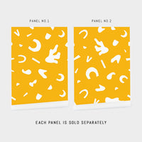 Bright Abstract Cutouts Removable Wallpaper
