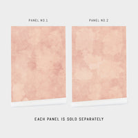 Modern Clay Pink Textured Limewash Removable Wallpaper