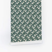 Countryside Florals Pattern Removable Wallpaper
