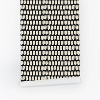 Inverted Tiny Brush Pattern Wallpaper