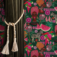 bright and modern african accent wall
