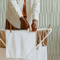 Minimal Olive Lines Removable Wallpaper
