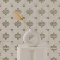 Vintage Italian Tiles Removable Wallpaper