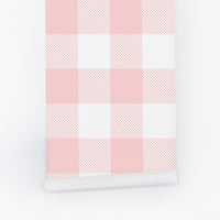 Pink Buffalo Check Wallpaper