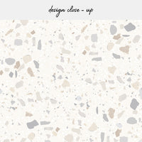 light colored stone inspired peel and stick backsplash