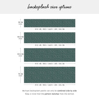 Small Abstract Brick Design Backsplash