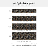 Dark Terrazzo Design Backsplash