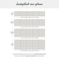 Elegant Watercolor Plaid Design Backsplash