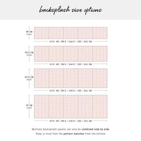 Pink Lisbon Tiles Design Backsplash