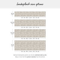 Neutral Limewash Paint Strokes Design Backsplash