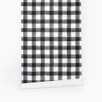 Buffalo check washable wallpaper for bathroom and kitchen