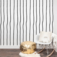 Minimal boho nursery removable wallpaper