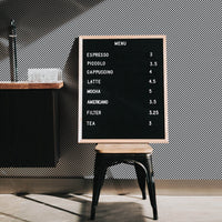 classic scandi print removable wallpaper for cafe interiors