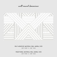 light grey neutral stripes wall mural design for modern interior