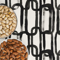 Brush stroke design wallpaper for kitchen interior