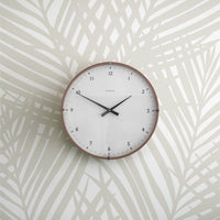 Neutral color palm leaves design removable wallpaper