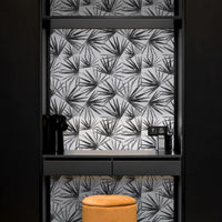 modern jungle style bedroom vanity