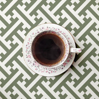 victorian style kitchen design with retro removable wallpaper