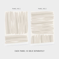 painted watercolor lines print wallpaper in light beige colors