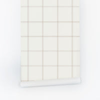 beige colors plaid inspired removable wallpaper