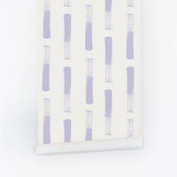 lavender color piano abstract peel and stick wallpaper