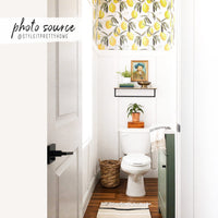 Lemon Blossoms removable wallpaper