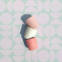 subtle pastel color geometric shapes wallpepr