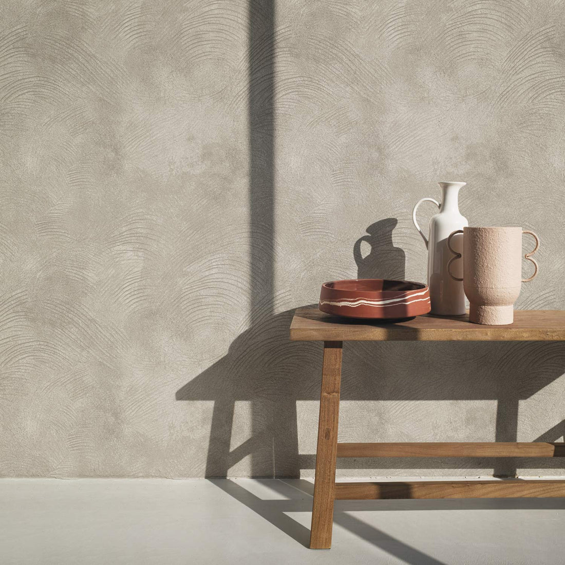 Minimal Limewash Textured Removable Wallpaper