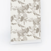 Floral garden with birds removable wallpaper