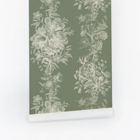 English Garden Toile Removable Wallpaper