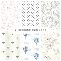 Wallpaper Sample Bundle - 6 Kids Wallpaper Bestsellers