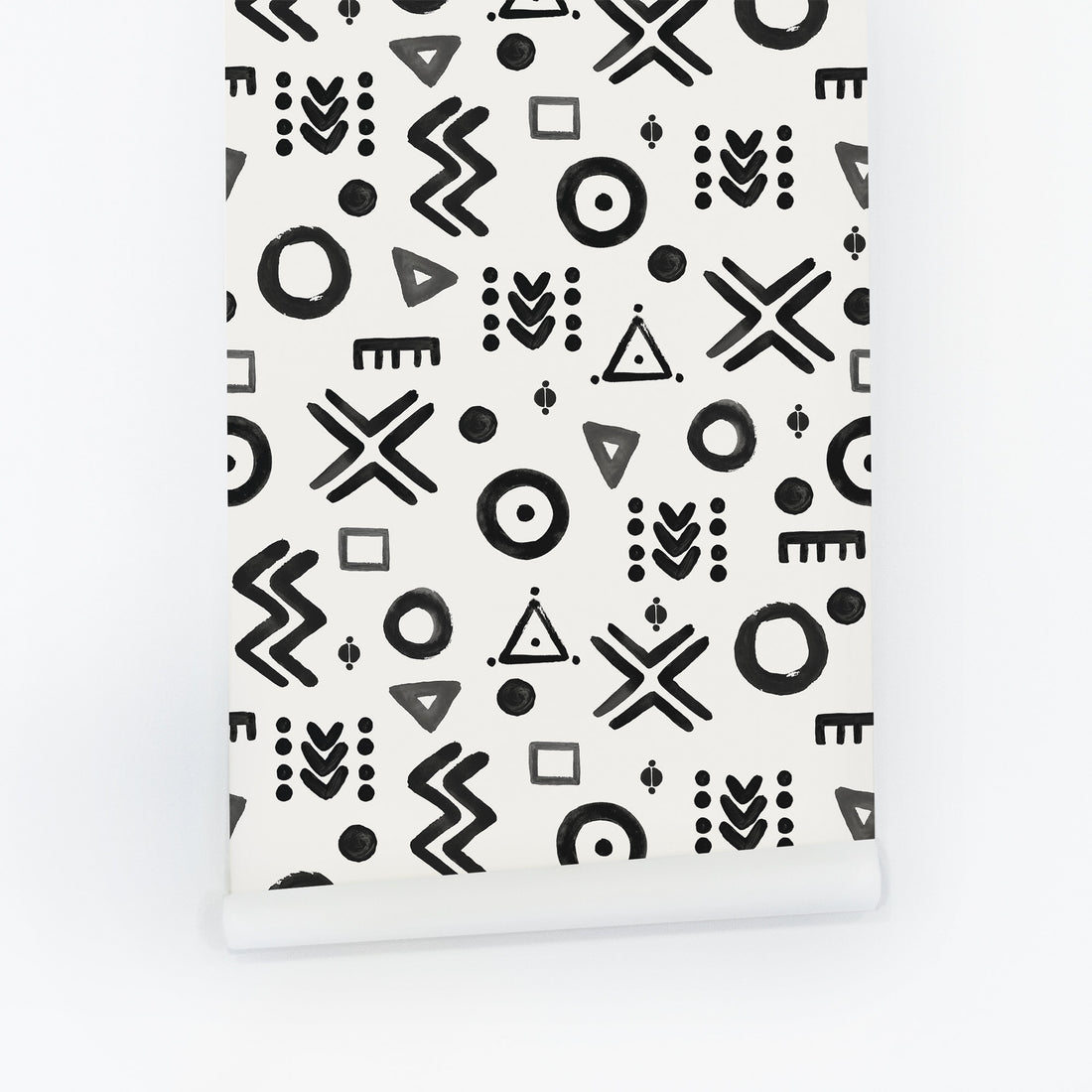 Black Decorative Symbols Wallpaper