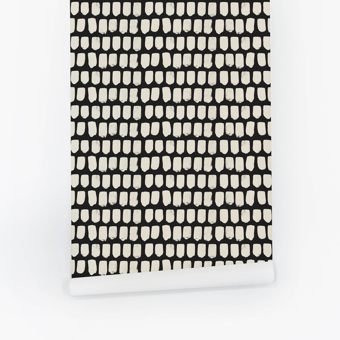 Inverted Tiny Brush Pattern Wallpaper
