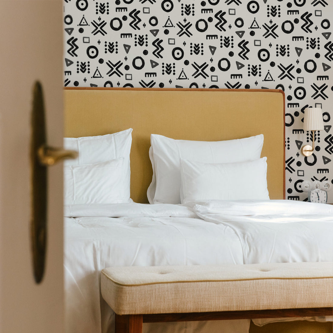 Black Decorative Symbols Wallpaper