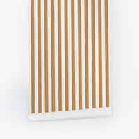 Classic Neutral Stripes Wallpaper