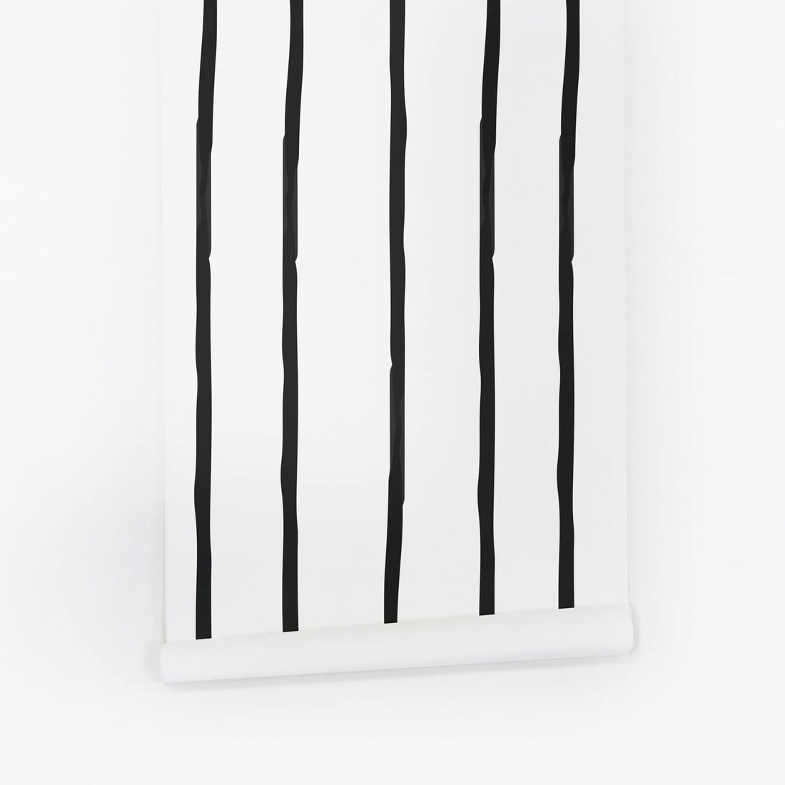 Brush stripes print self adhesive wallpaper
