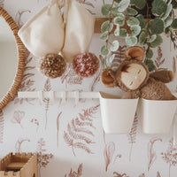 Clay Fern Design Wallpaper