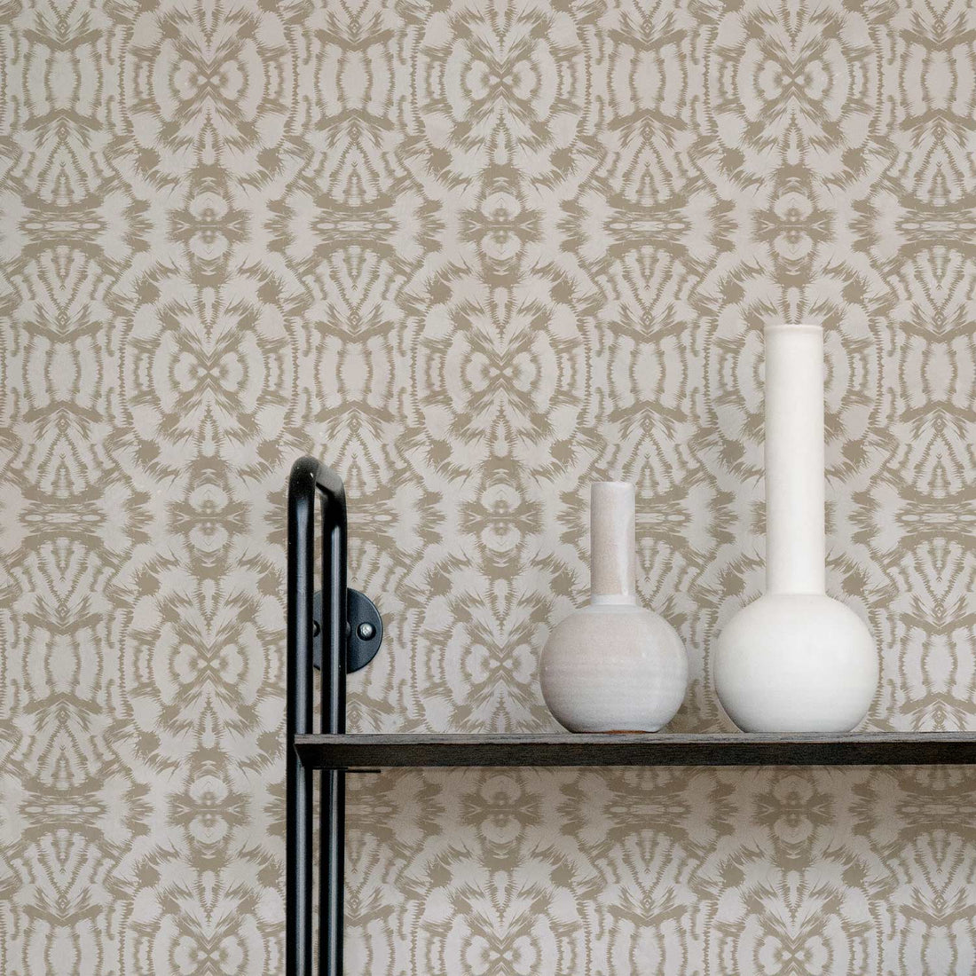 Neutral Tribal Print Removable Wallpaper