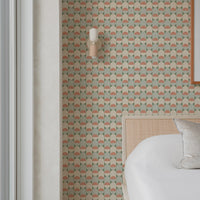 Pastel Mini Retro Design Wallpaper