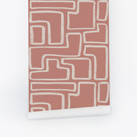 Geometric Line Art Design Wallpaper