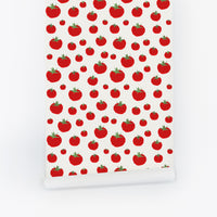 Tomato Pattern Wallpaper