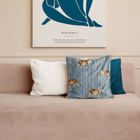 pillowcase fabric design with leopard pattern