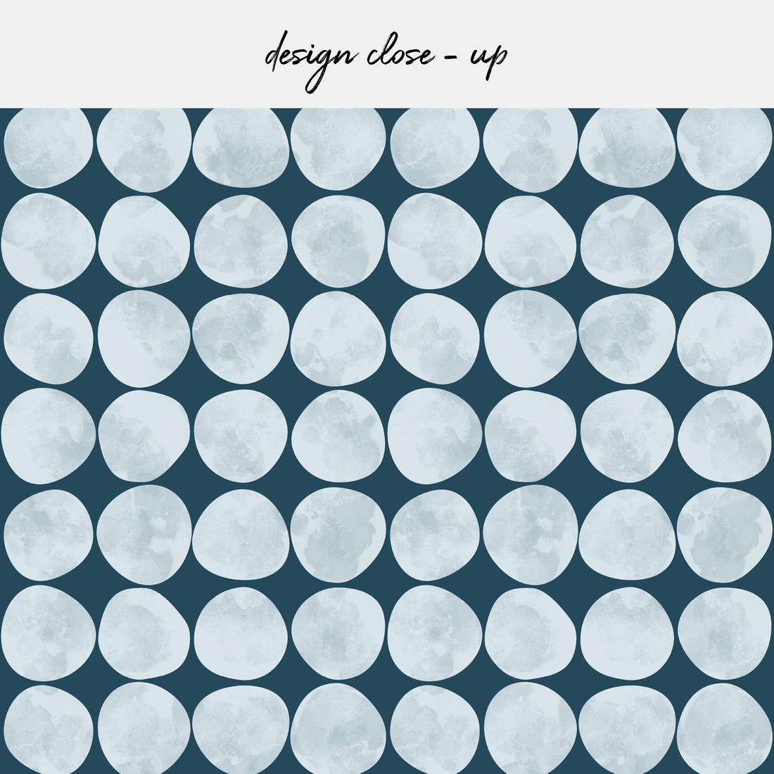 kitchen backsplash in retro blue close up