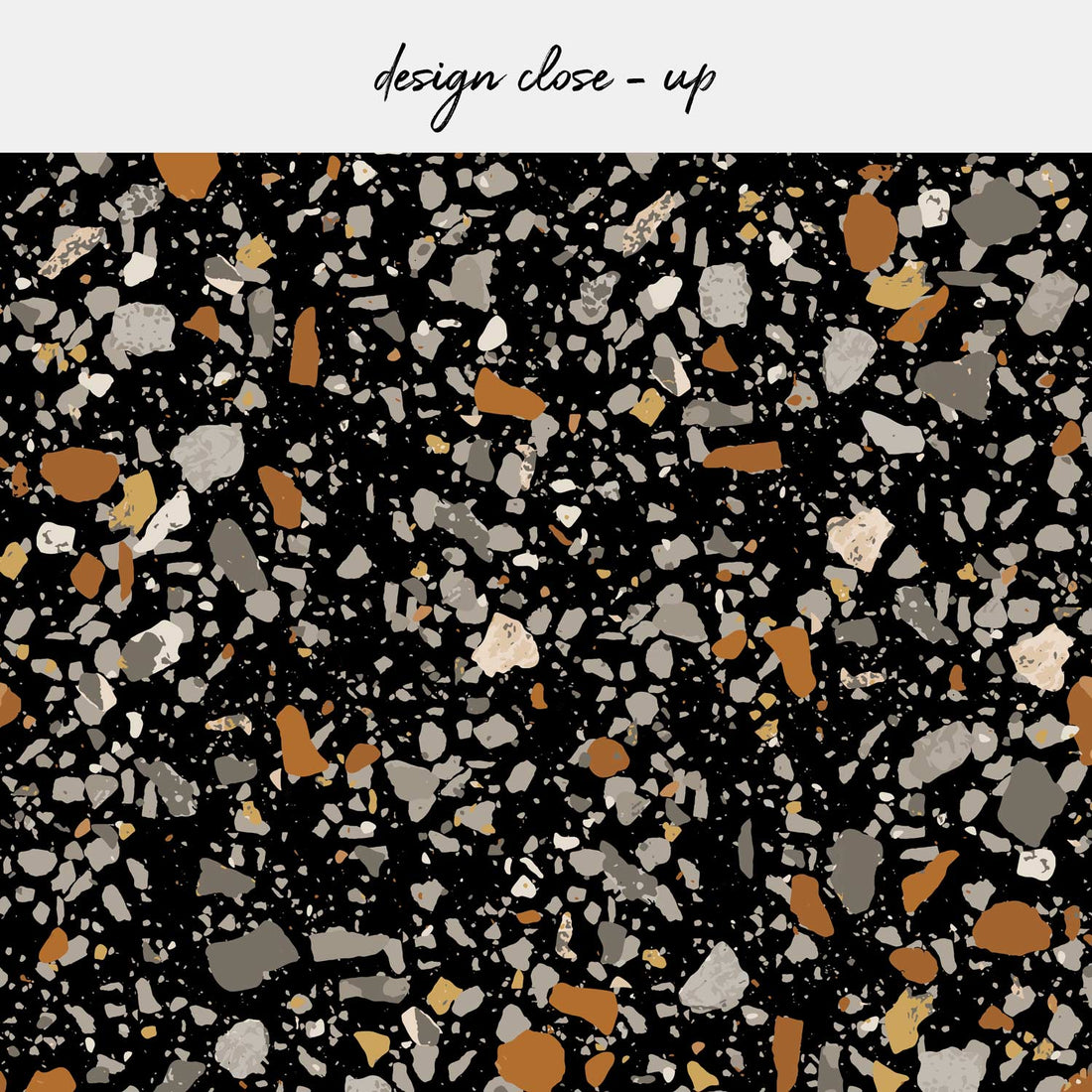 stone design black peel and stick backsplash