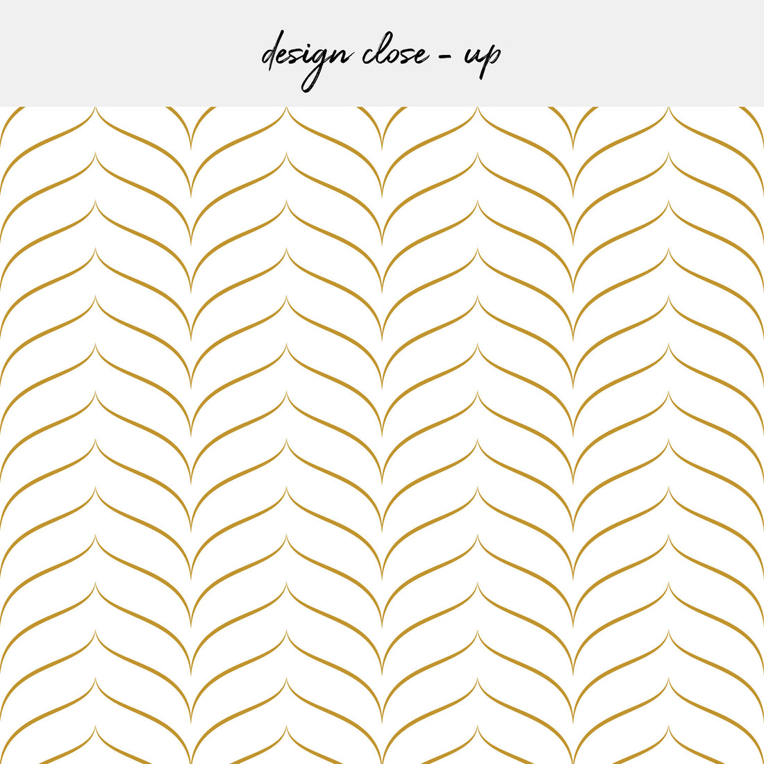 luxurious peel and stick backsplash design in faux gold