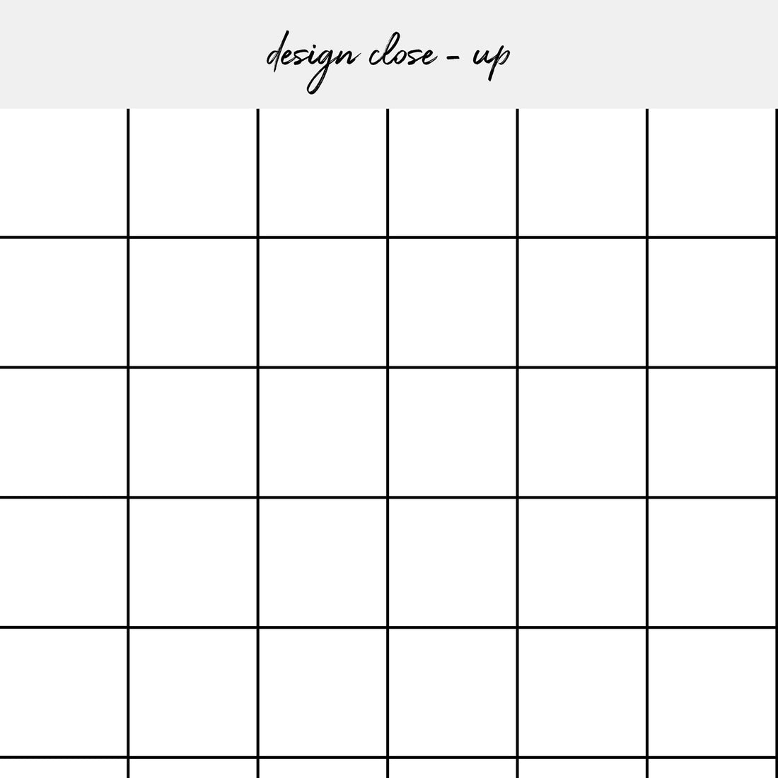 black and white checkered backsplash close up
