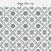 bathroom backsplash design in green