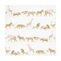 safari animal print fabric design in light brown
